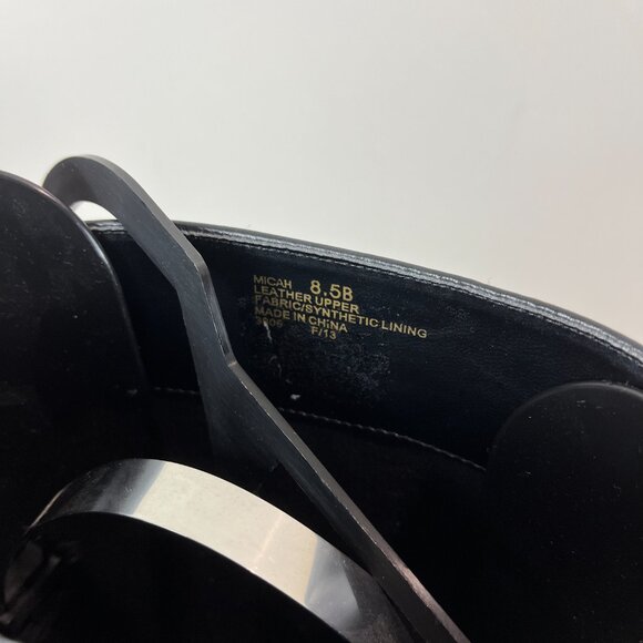 Ralph Lauren RLL Black Leather knee high Boots, Size 8.5 - Picture 2 of 14